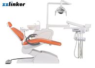 La lumière dentaire portative de chaise de chaise dentaire orange d'examen incluent le crachoir en céramique