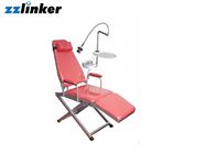 Chaise patiente portative d'unité dentaire colorée de chaise avec la lampe et le plateau de crachoir